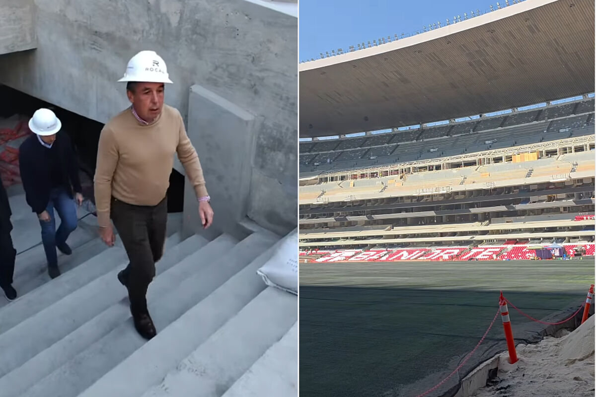 El primer pilar del proyecto: Azcárraga lidera la modernización del Estadio Azteca en plena construcción.